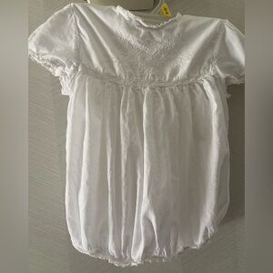 POLO Ralph Lauren gorgeous blouse with brocade on front and buttons down back.